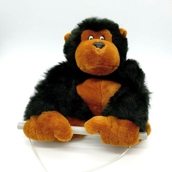 Hanging Swinging Gorilla Toy Plush T-W Co Vintage Collectable Jungle Child Bed - Picture 7 of 8